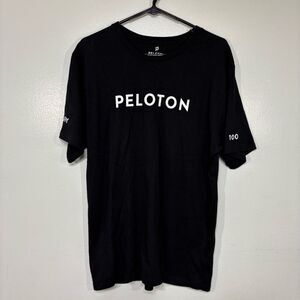 Peloton Black Graphic Peloton Logo Short Sleeve T-Shirt
